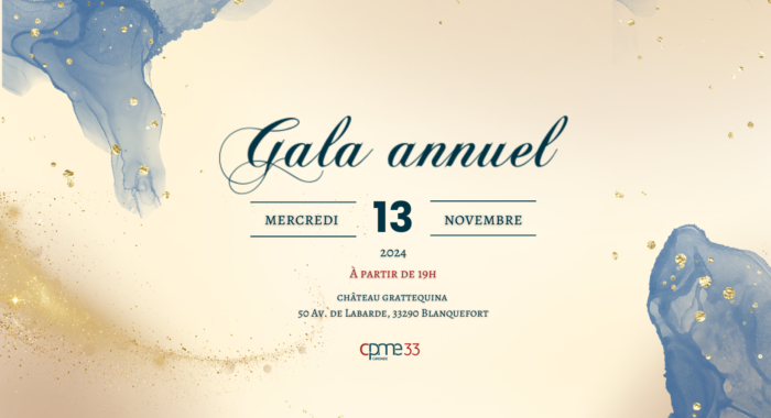 Gala annuel de la CPME Gironde